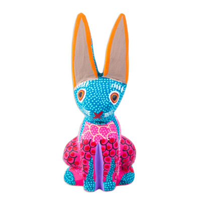 Figurine Elisaul Oaxacan Bunny Alebrije