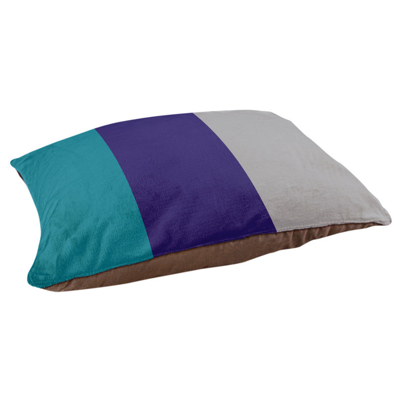 Coussin d'extérieur pour chien Florida Tribe, Extra Large (50" W x 40" D x 17" H)), Teal/Dark Purple/Gray