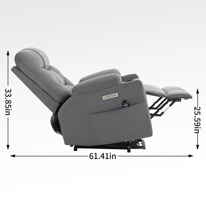 Fauteuil inclinable Tasikmalaya, Gris