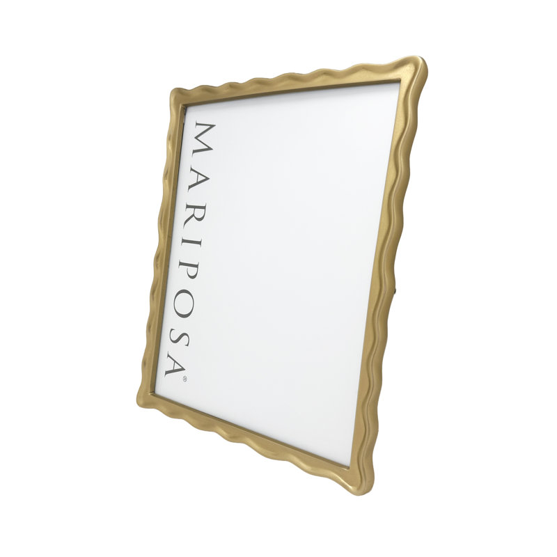Wavy Picture Frame, Gold