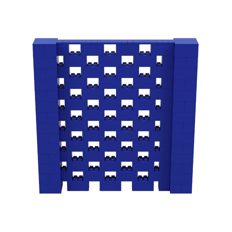 EverBlock Office Partitions, Blue, 84" H x 84" W x 12" D