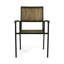 Chaise en bois et métal Bridget, ensemble de 2