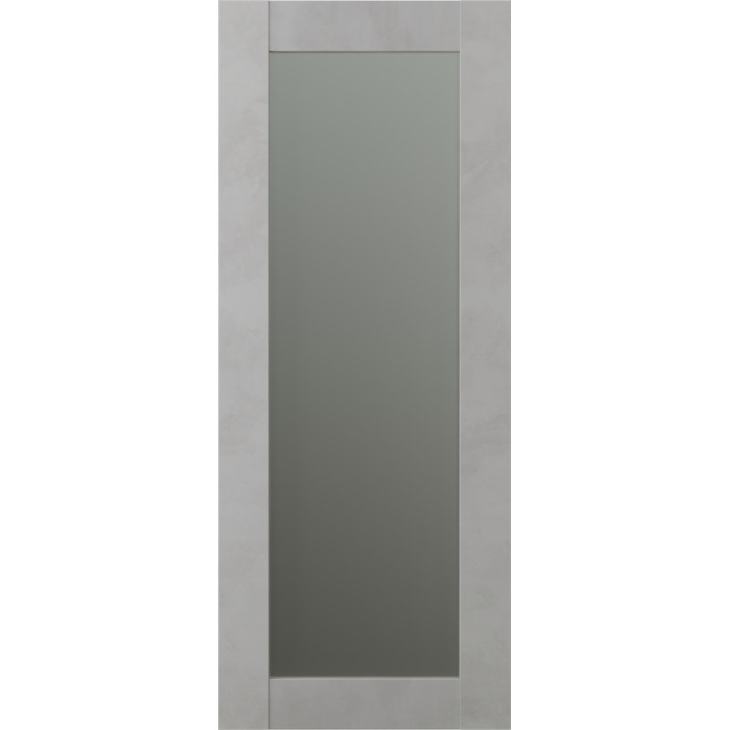 Panneau de porte standard préfini en bois massif manufacturé Avon, 17,75 po x 79,37 po, Chêne Veralinga (noir)