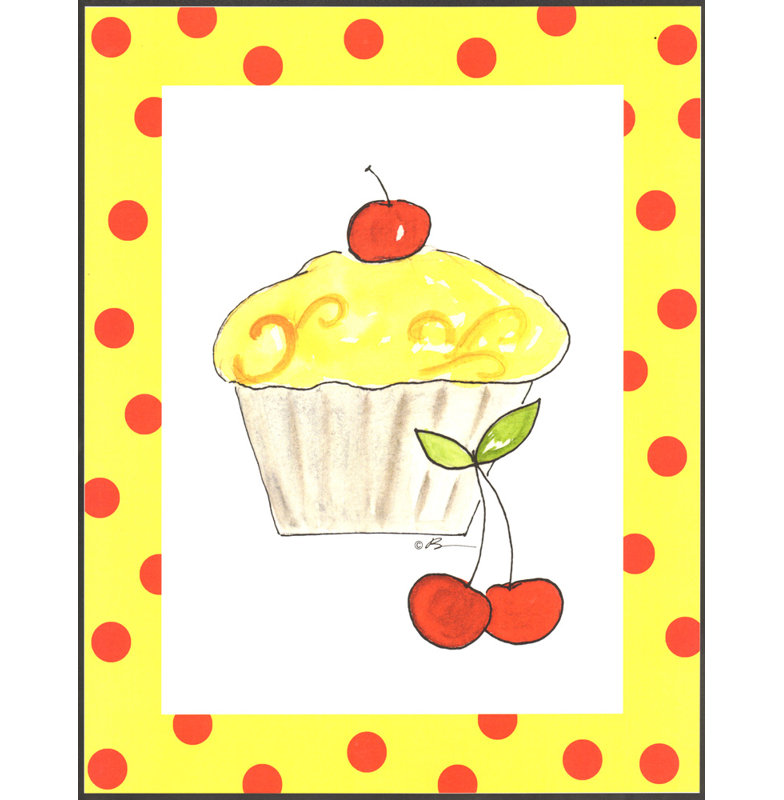 Petit gâteau au citron, H 46 po x l 36 po