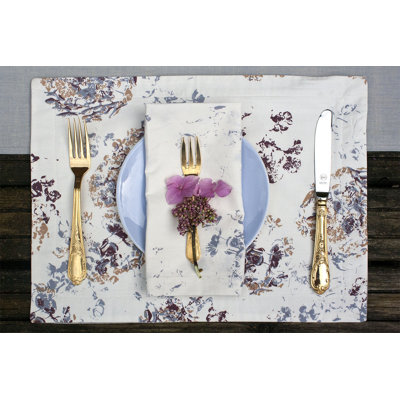 Bonnefoy Cotton Floral Square