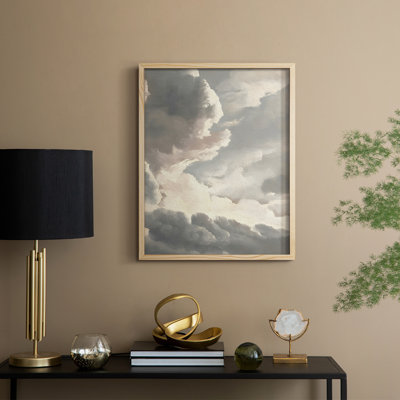 Vintage Landscape CXCV Framed Print - Solid Wood