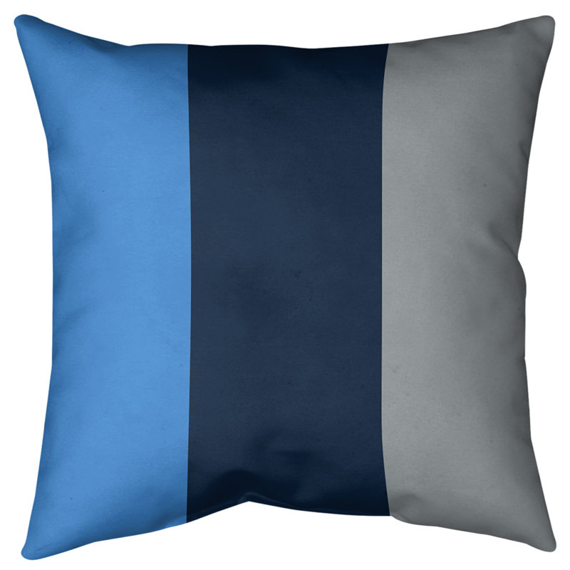 Coussin décoratif d'intérieur/d'extérieur, Bleu marine, 20 po x 20 po