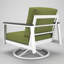 Chaise berçante d'extérieur en métal avec coussin Sunbrella Townsend-976722837-976722842