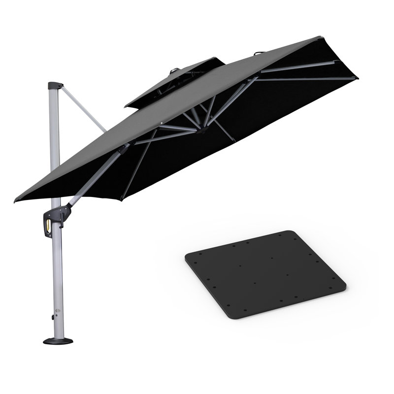 Parasol de luxe Hokku Designs, Gris
