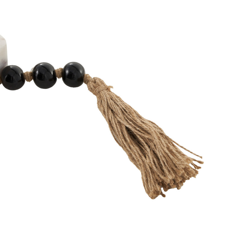 Porte-bougie blanc Cole and Grey, H 2,1 po x l 52 po x P 2,1 po