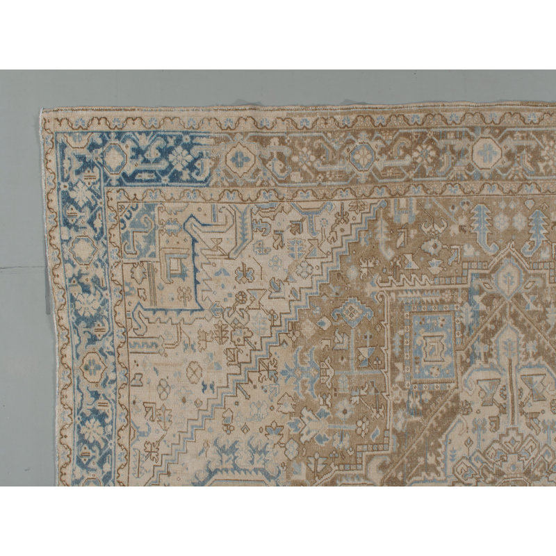 One-of-a-Kind Rectangle 9'10" x 12'6" Hand Knotted Area Rug