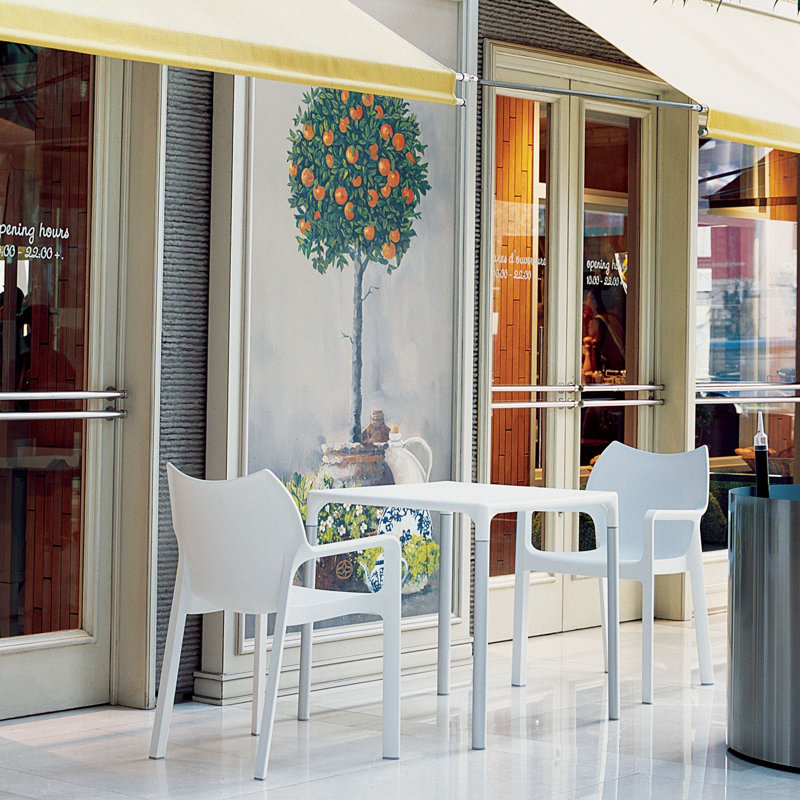 Table bistro Benavides, Blanc