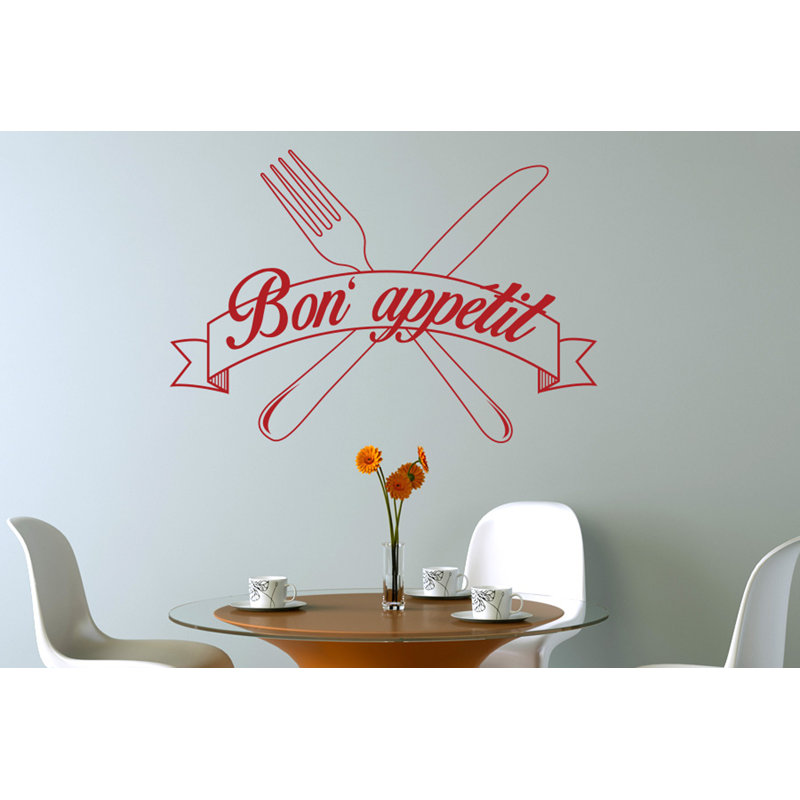 Wall Decal, Dark Red, Large