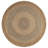Gilbrae Beige/Gray Striped Modern Farmhouse Handmade Hand Braided Jute/Sisal Indoor Area Rug-287550766