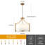 Lustre tambour 6 lumières à intensité variable-1216854022