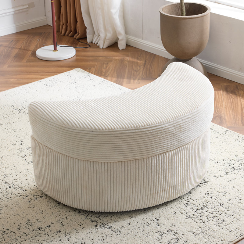 Repose-pieds 19 po, Beige