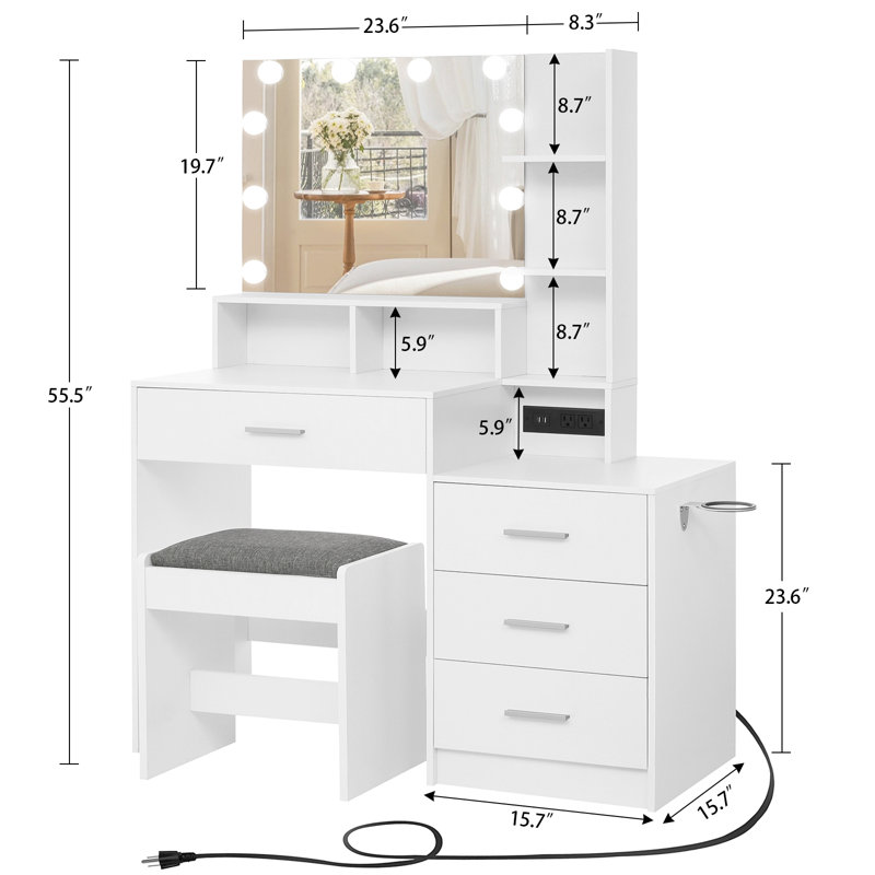 Vanity, White