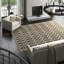 Geometric Area Rug in Dark Gray
