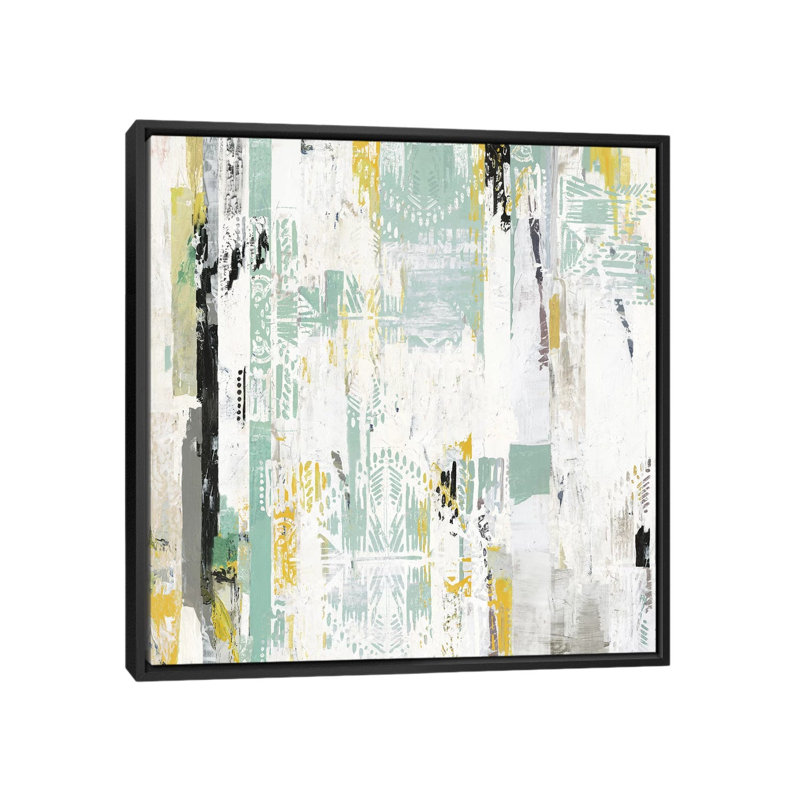 «Spring II», reproduction sur toile, H 18 po x l 18 po x P 1,5 po, Toile encadrée noire, Pas de tapis