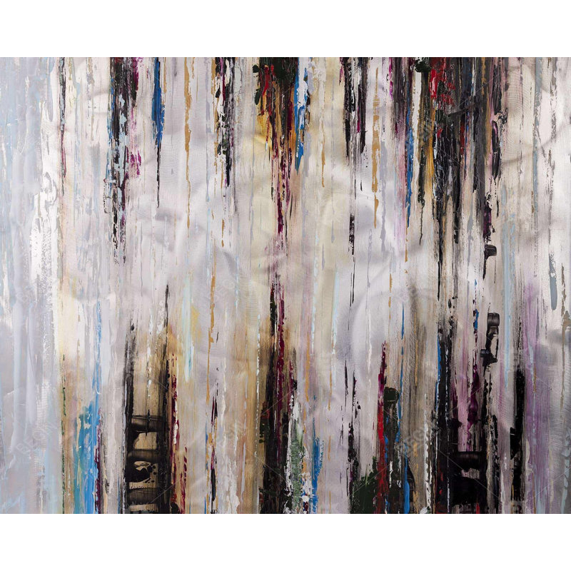 «Abstract Runny Paint» sur toile