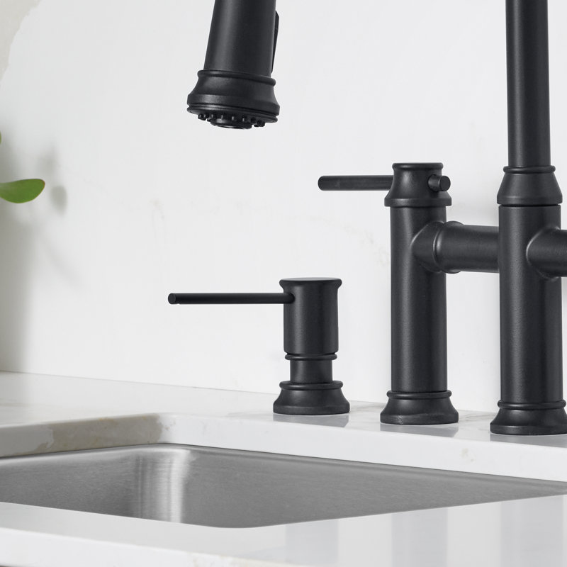 Empressa Soap Dispenser - Matte Black, Matte Black