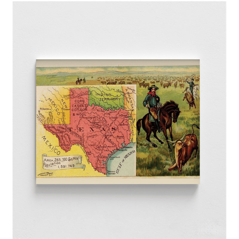 Impression de carte du Texas, impression encadrée d'art d'étoile solitaire, impression d'étoile solitaire Texan rétro, art rétro du Texas, décor rétro du Texas, art mural encadré
