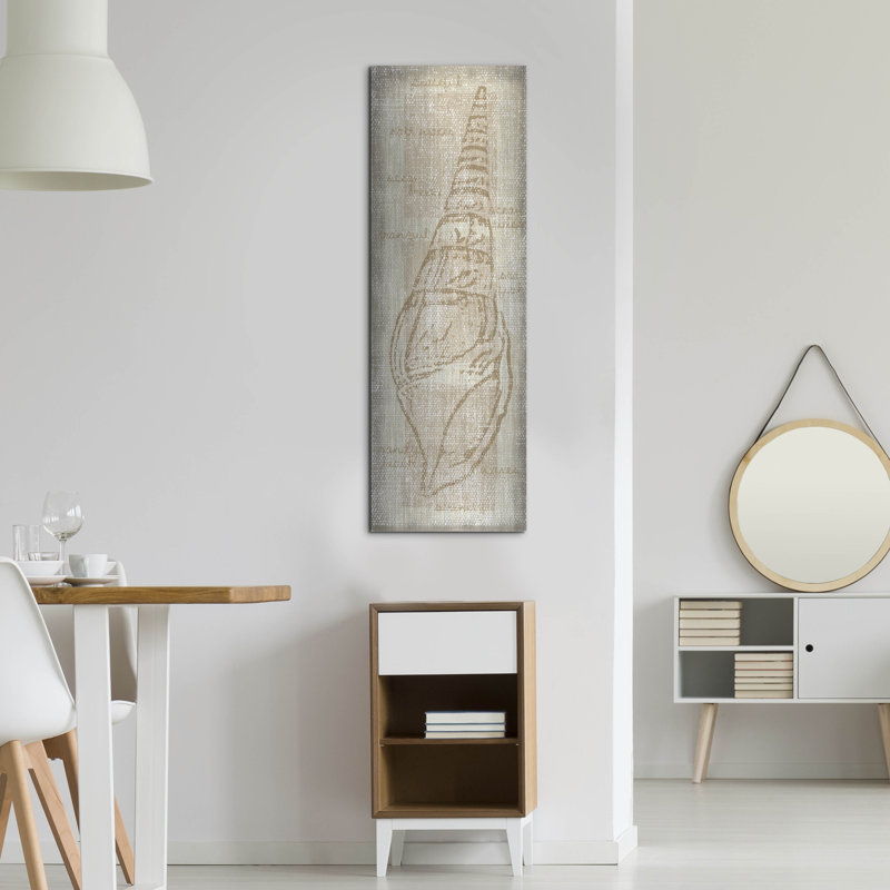  «Horn Shell» par Erin Clark, art mural en métal, 12 po x 36 po, H 48 po x l 16 po