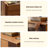 Modern Walnut Solid Wood Accent Cabinet