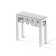 Yolanta 31.5'' Mirrored Glass Console Table