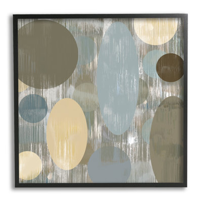 «Stupell Industries Modern Ovals Abstraction», art mural sur toile par Brent Nelson