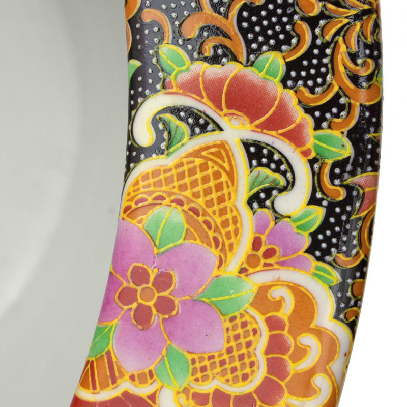 Despres Handmade Ceramic Cachepot, 9" H x 12" W x 12" D