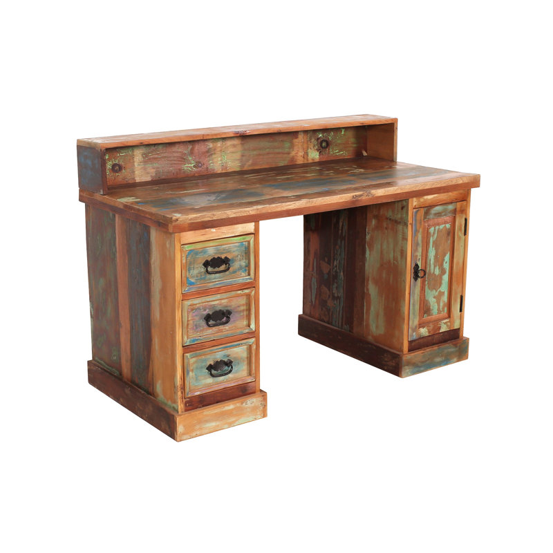 Heerenveen Solid Wood Writing Desk