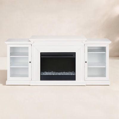 Walton Crystal Bead Electric Fireplace