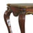 Solid Wood End Table with Bottom Shelf in Honey Oak