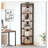 70.87" Tall 6-Tier  Corner Bookshelf Storage Shelf For Living Room & Office-1732144850