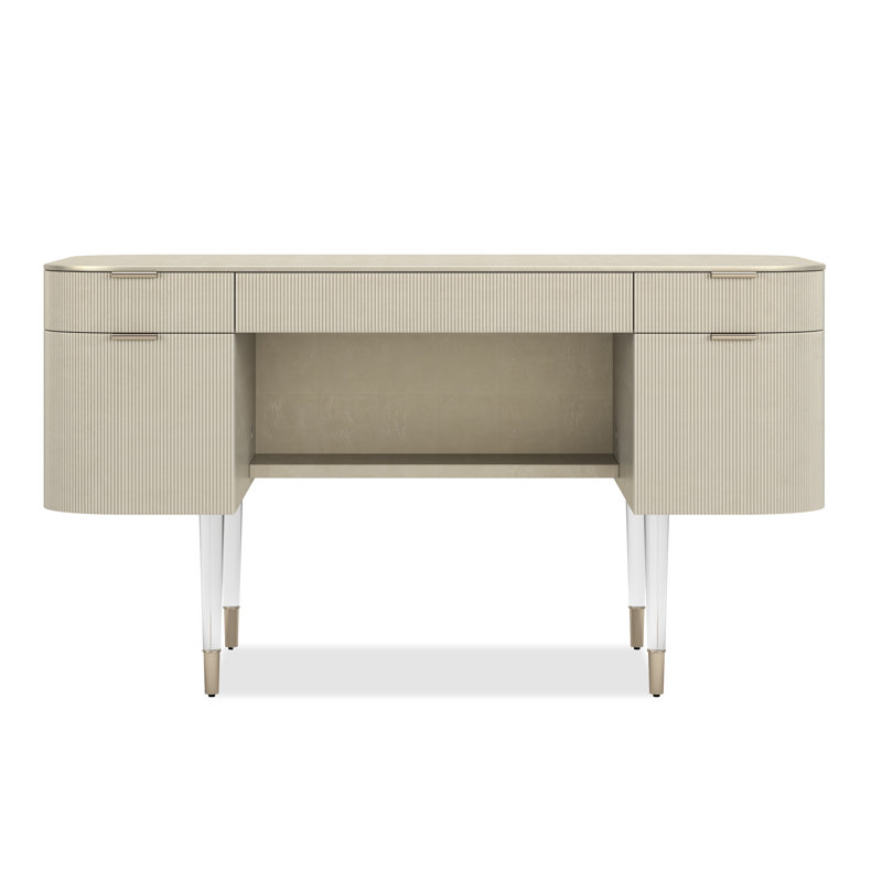 Love 54'' W Rectangle Executive Desk, Oracle