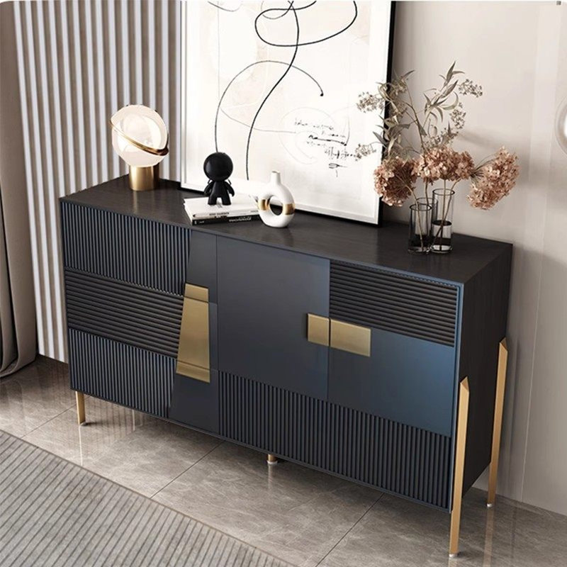 Commode de luxe minimaliste italienne, H 33,46 po x l 62,99 po x P 15,75 po
