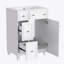 Armoire de meuble-lavabo 24 po avec lavabo en céramique, 2 tiroirs, 1 porte-1010535046
