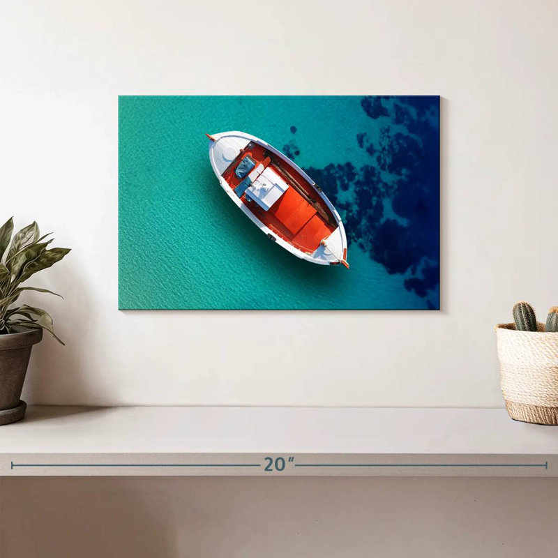 Mehar Mediterranean Boat, 8" H x 12" W