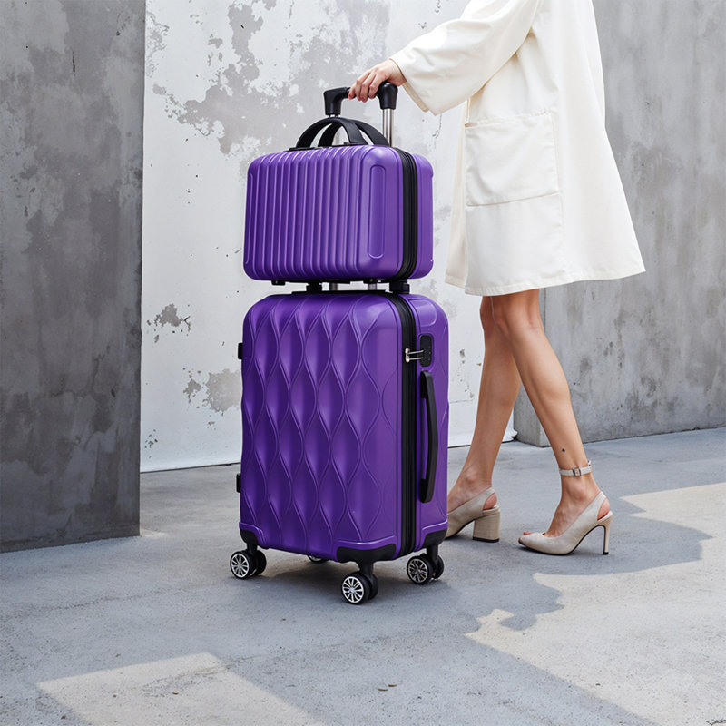 ABS；Iron Makeup Organiser, Purple