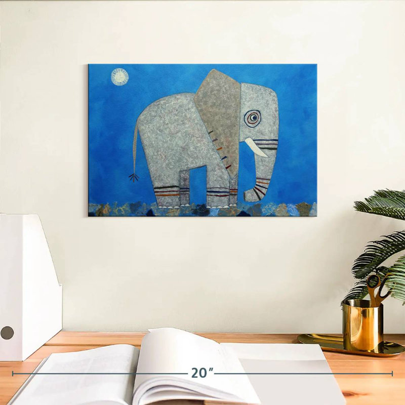«Crowle All Else Is Irrelephant», H 8 po x l 12 po