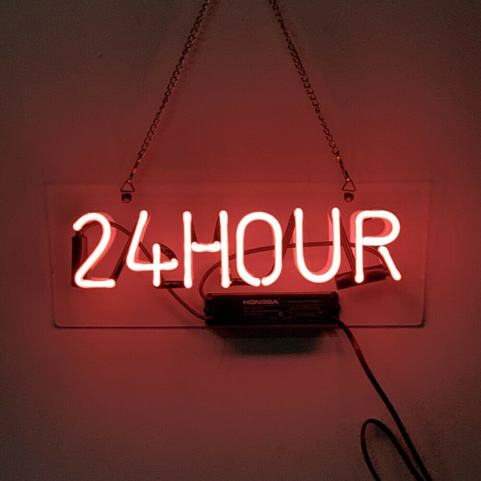 24 7 neon sign