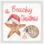A Beachy Christmas - Single Picture Frame Painting-2091413649