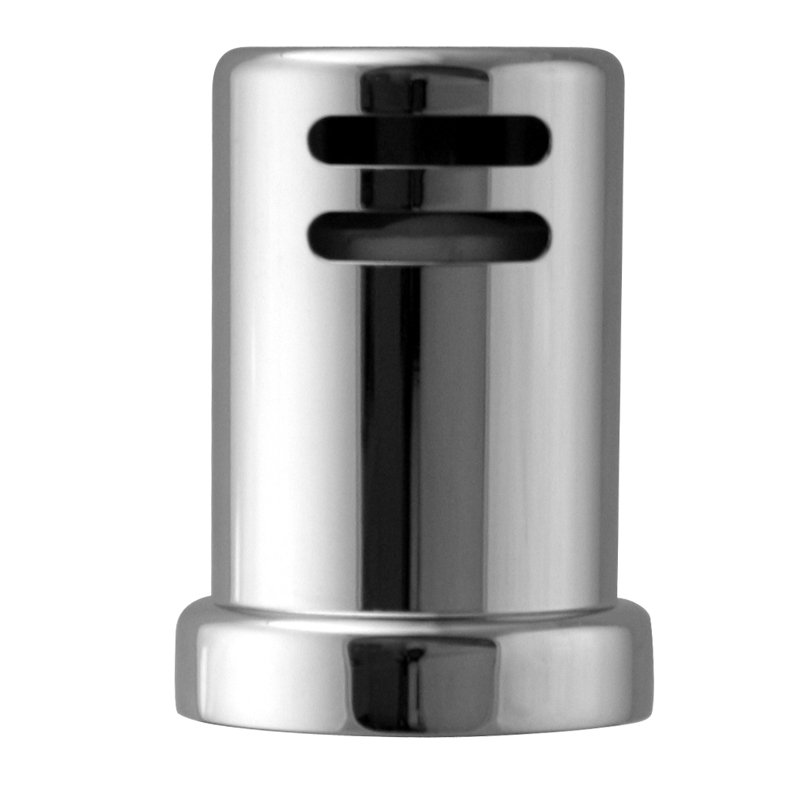 1-3/4" x 2-3/4" Solid Brass Air Gap Cap Only, Skirted, Polished Chrome