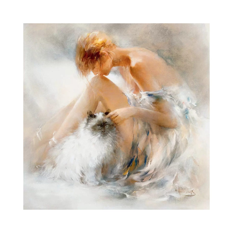 Desire by Willem Haenraets - Wrapped Canvas Painting, 30.48 cm H x 30.48 cm W