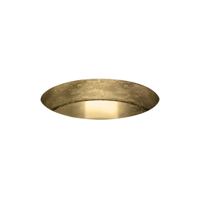 Rho 16.1'' L Bathroom Sink, Gold Leaf