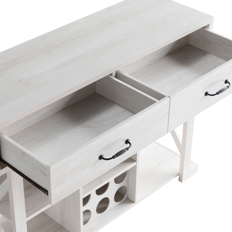  Support à vin standard pour 6 bouteilles et 6 verres