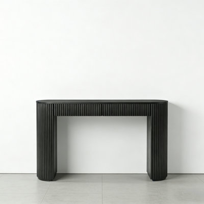 Retro Multifunctional Console Table with Drawers