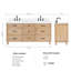 Meuble-lavabo à double cuve en bois massif 72 po ARIEL Monroe-99404996-131239044-131239050