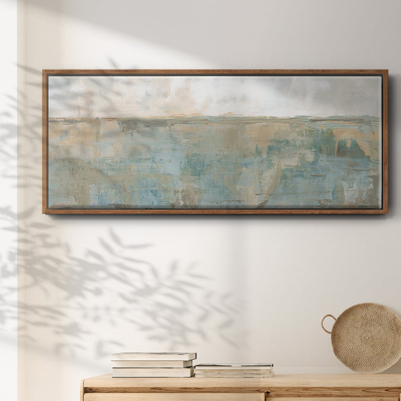 Distant Fields- Framed Canvas, 20" H x 50" W